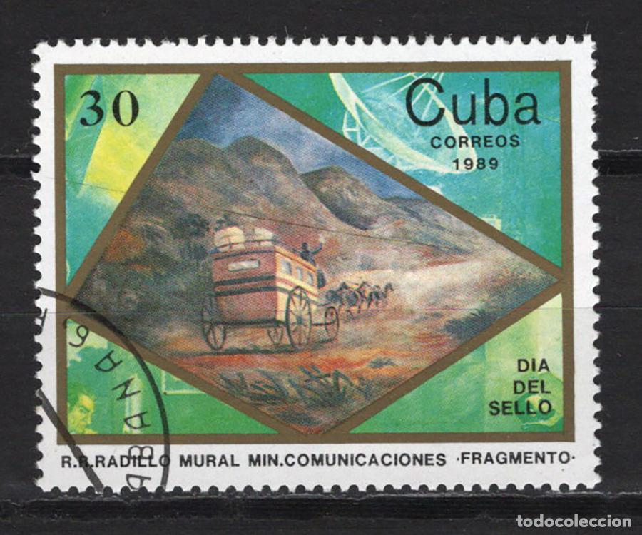 Sellos: CUBA 1989 usado Yvert 2933 - Foto 1