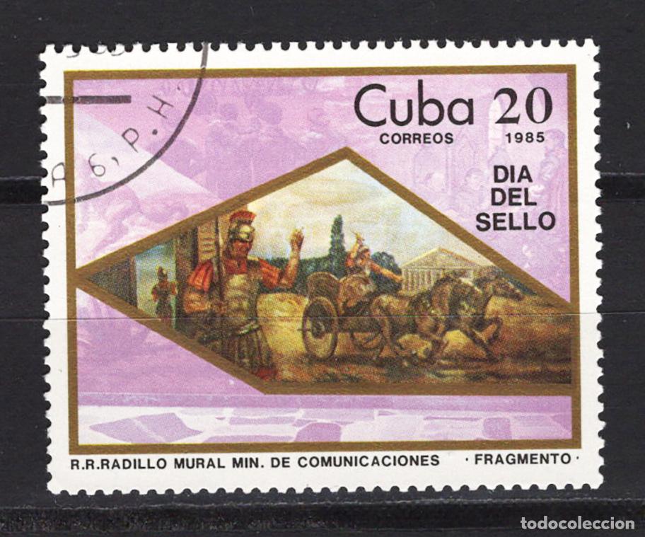 Sellos: CUBA 1985 usado Yvert 2623 - Foto 1