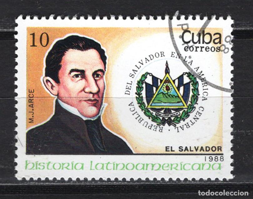 Sellos: CUBA 1988 usado Yvert 2889 - Foto 1