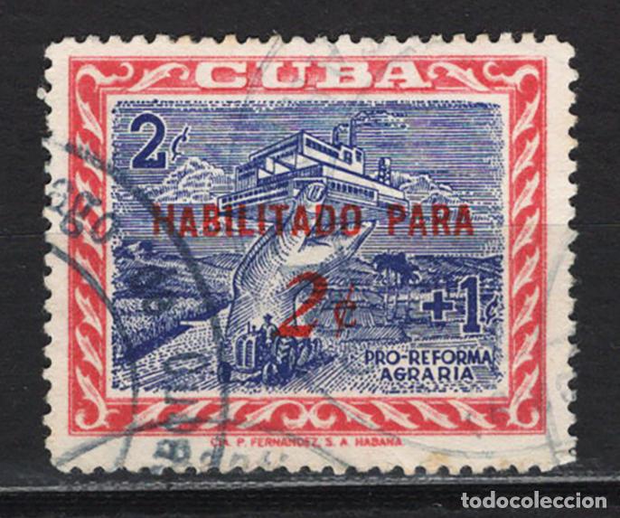 Sellos: CUBA 1960 usado Yvert 518 - Foto 1