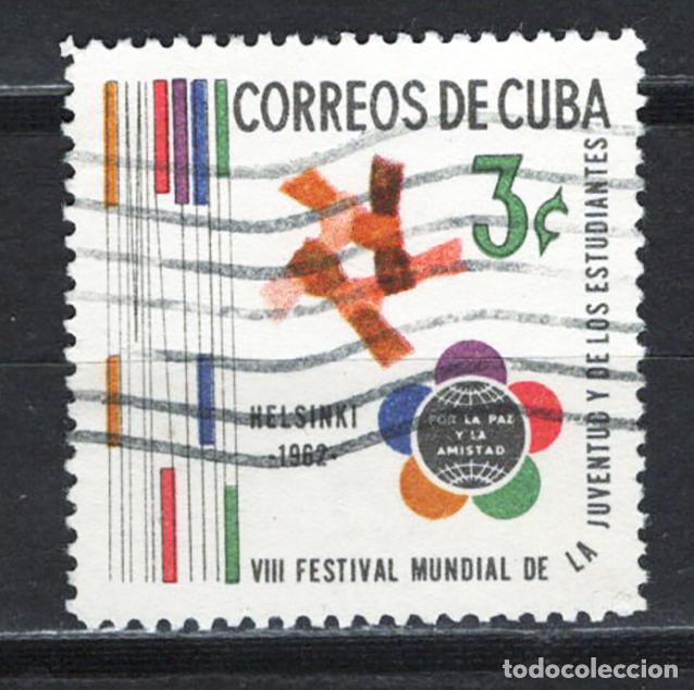 Sellos: CUBA 1962 usado Yvert 598 - Foto 1