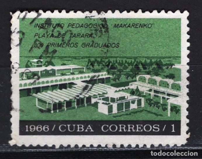 Sellos: CUBA 1966 usado Yvert 1003 - Foto 1