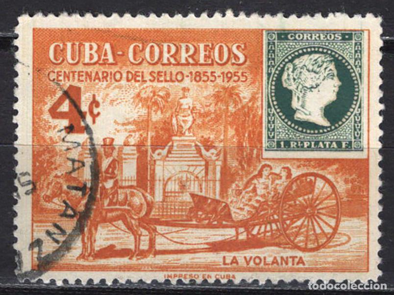 Sellos: CUBA 1955 usado Yvert 423 - Foto 1