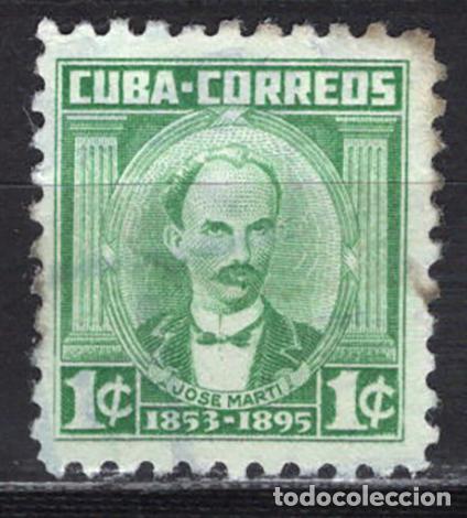 Sellos: CUBA 1954 usado Yvert 402 - Foto 1
