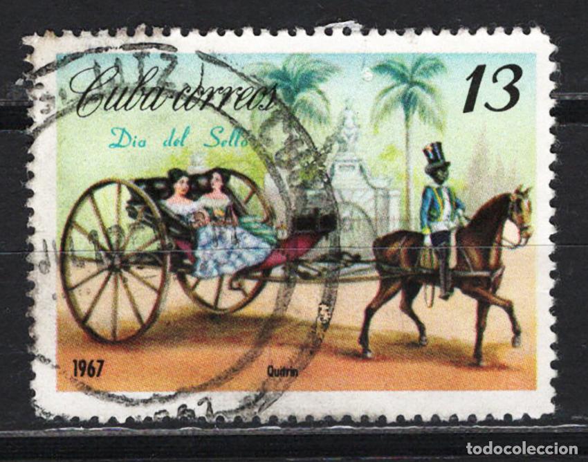 Sellos: CUBA 1967 usado Yvert 1103 - Foto 1