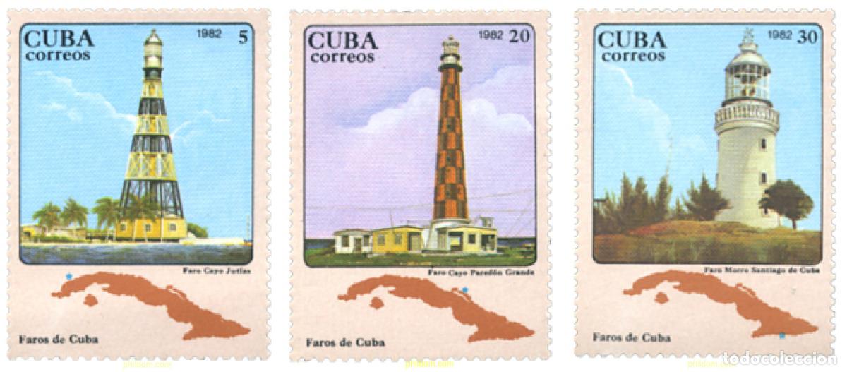 Sellos: 243208 MNH CUBA 1982 FAROS - Foto 1
