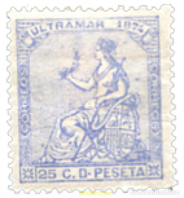 Sellos: 248599 HINGED CUBA 1874 HISPANIA - Foto 1