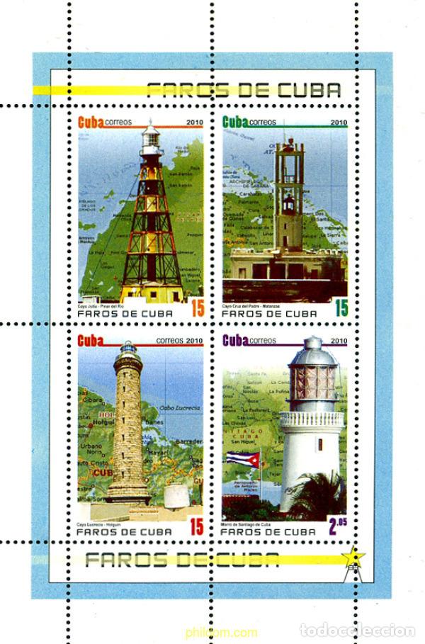 Sellos: 255558 MNH CUBA 2010 FAROS - Foto 1