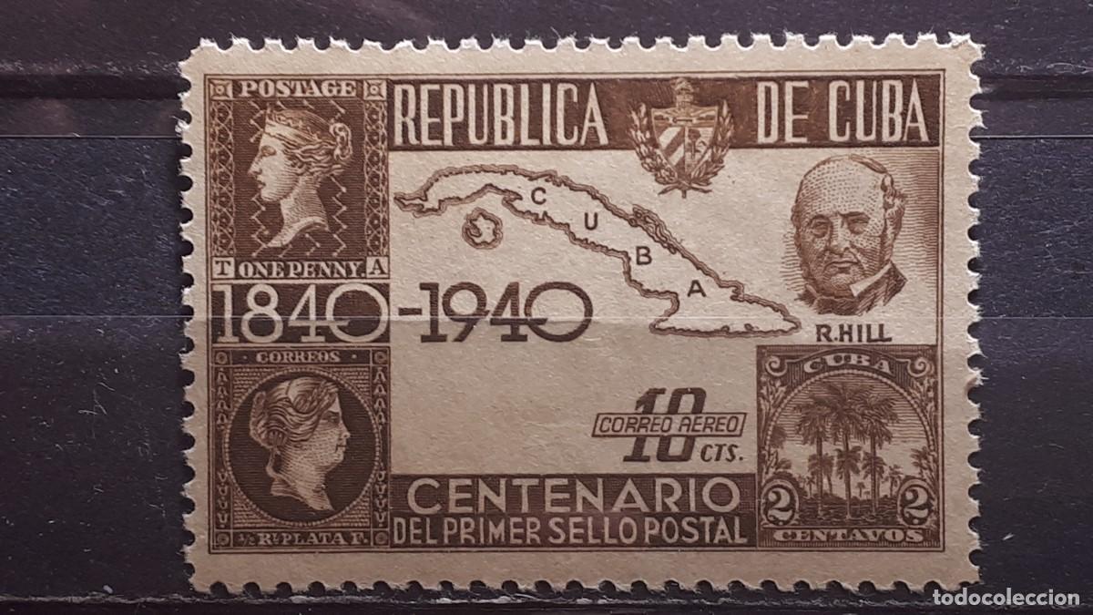 Sellos: CUBA. A&Ntilde;O 1940. **. YVERT A&eacute;reo 32 - Foto 1