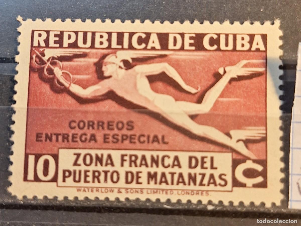Sellos: CUBA,1936, CAT.YT. E6. - Foto 1