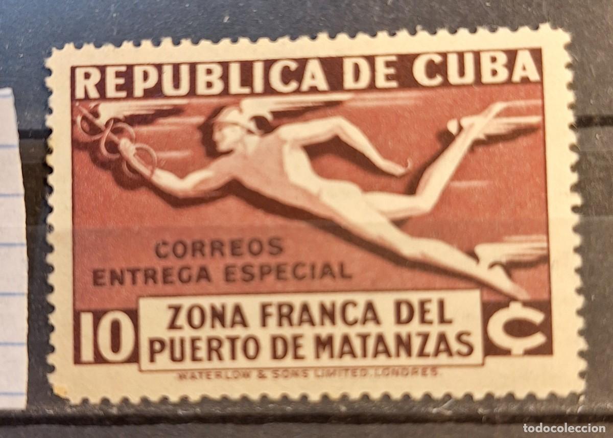 Sellos: CUBA,1936, CAT.YT. E6. - Foto 1