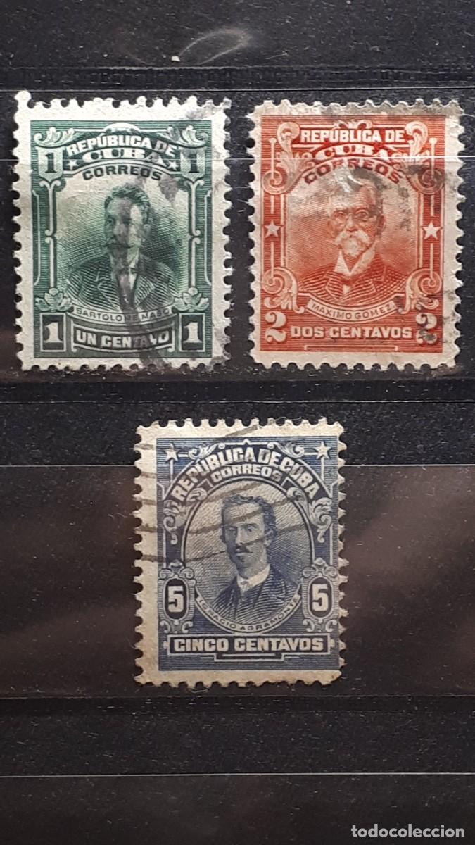 Sellos: CUBA. A&Ntilde;O 1911. &deg;. YVERT 161/3 - Foto 1