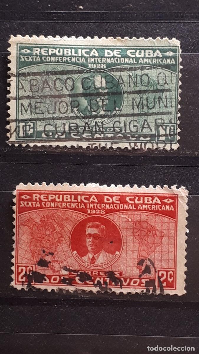Sellos: CUBA. A&Ntilde;O 1928. &deg;. YVERT 191/2 - Foto 1