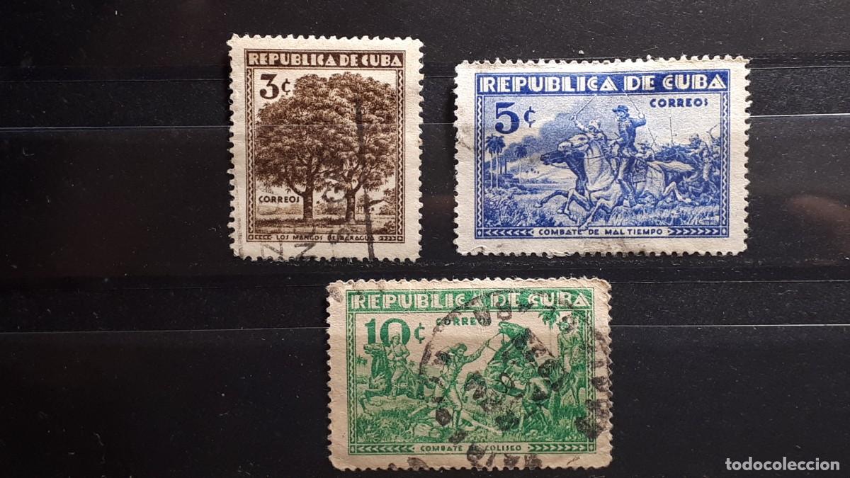 Sellos: CUBA. A&Ntilde;O 1933. &deg;. YVERT 212/4 - Foto 1