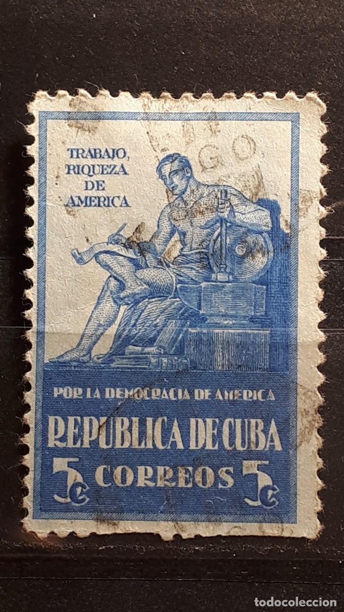 Sellos: CUBA. A&Ntilde;O 1942. &deg;. YVERT 271 - Foto 1