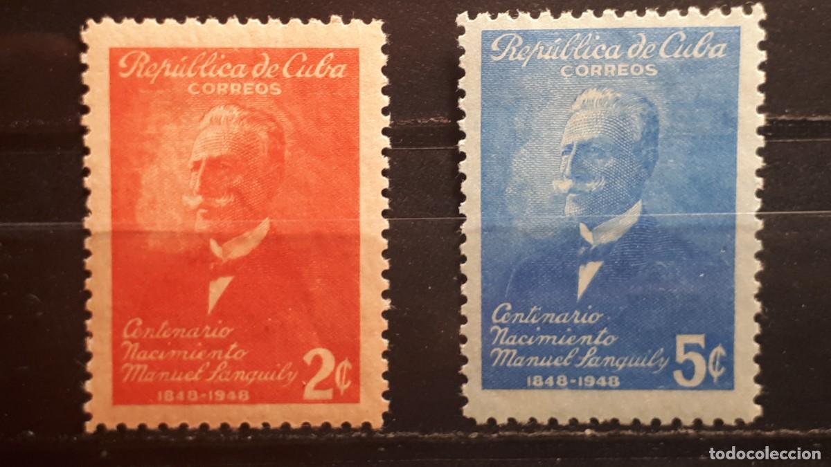 Sellos: CUBA. A&Ntilde;O 1949. **. YVERT 321/2 - Foto 1