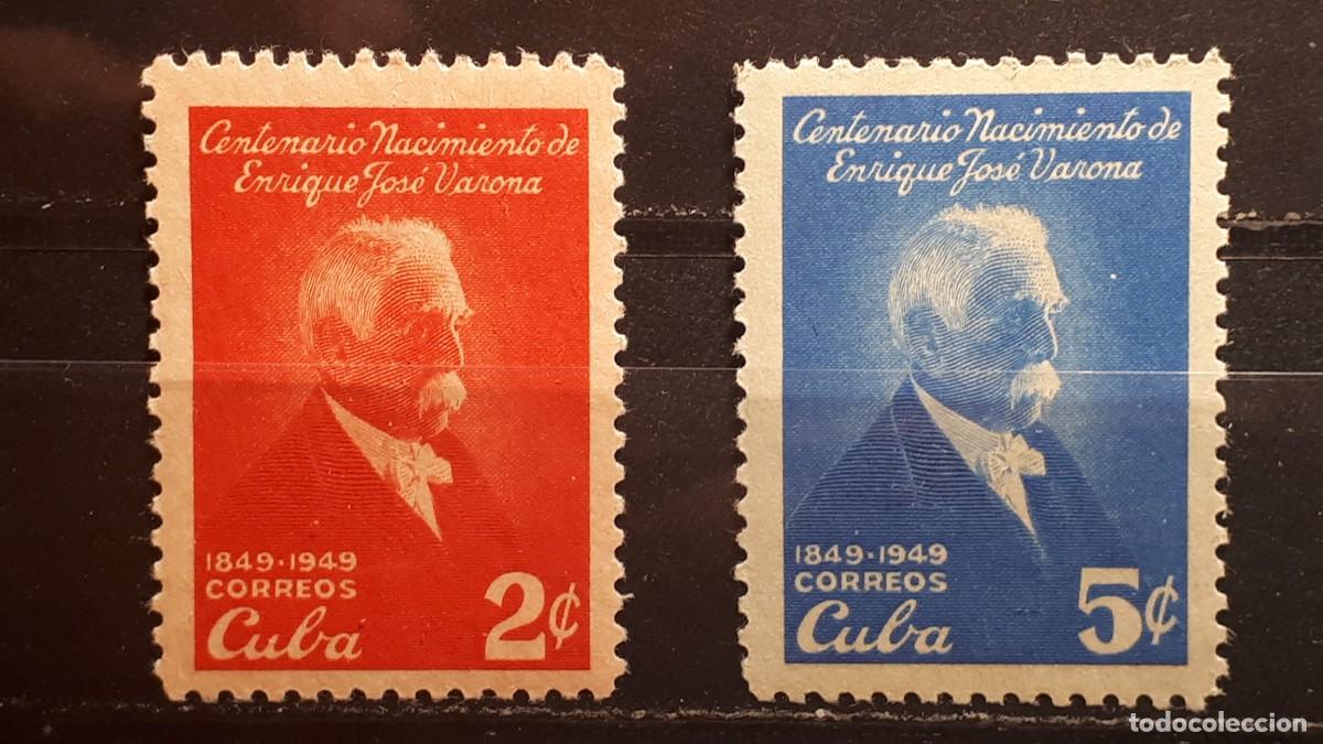 Sellos: CUBA. A&Ntilde;O 1950. **. YVERT 327/8 - Foto 1