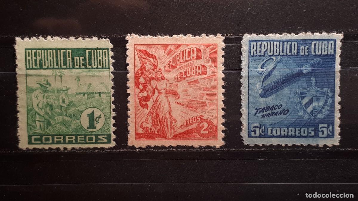 Sellos: CUBA. A&Ntilde;O 1950. *. YVERT 330A/C - Foto 1