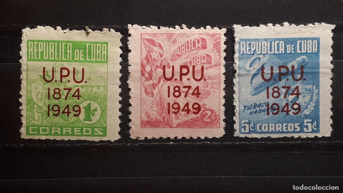 Sellos: CUBA. A&Ntilde;O 1950. **. YVERT 332/4 - Foto 1