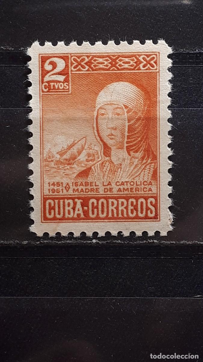 Sellos: CUBA. A&Ntilde;O 1952. **. YVERT 356 - Foto 1