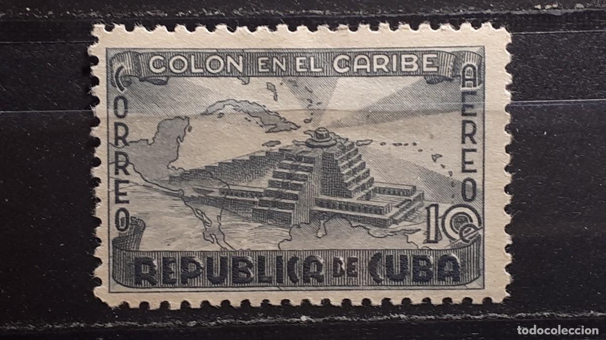Sellos: CUBA. A&Ntilde;O 1944. *. YVERT A&eacute;reo 36 - Foto 1