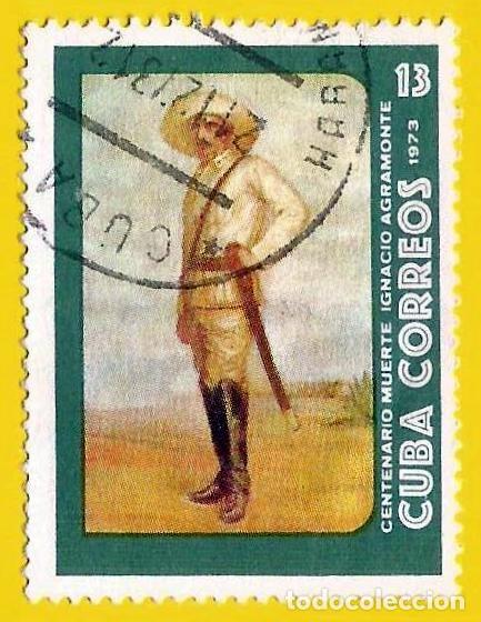 Sellos: Cuba. 1973. Scott # 1798. General Ignacio Agramonte - Foto 1