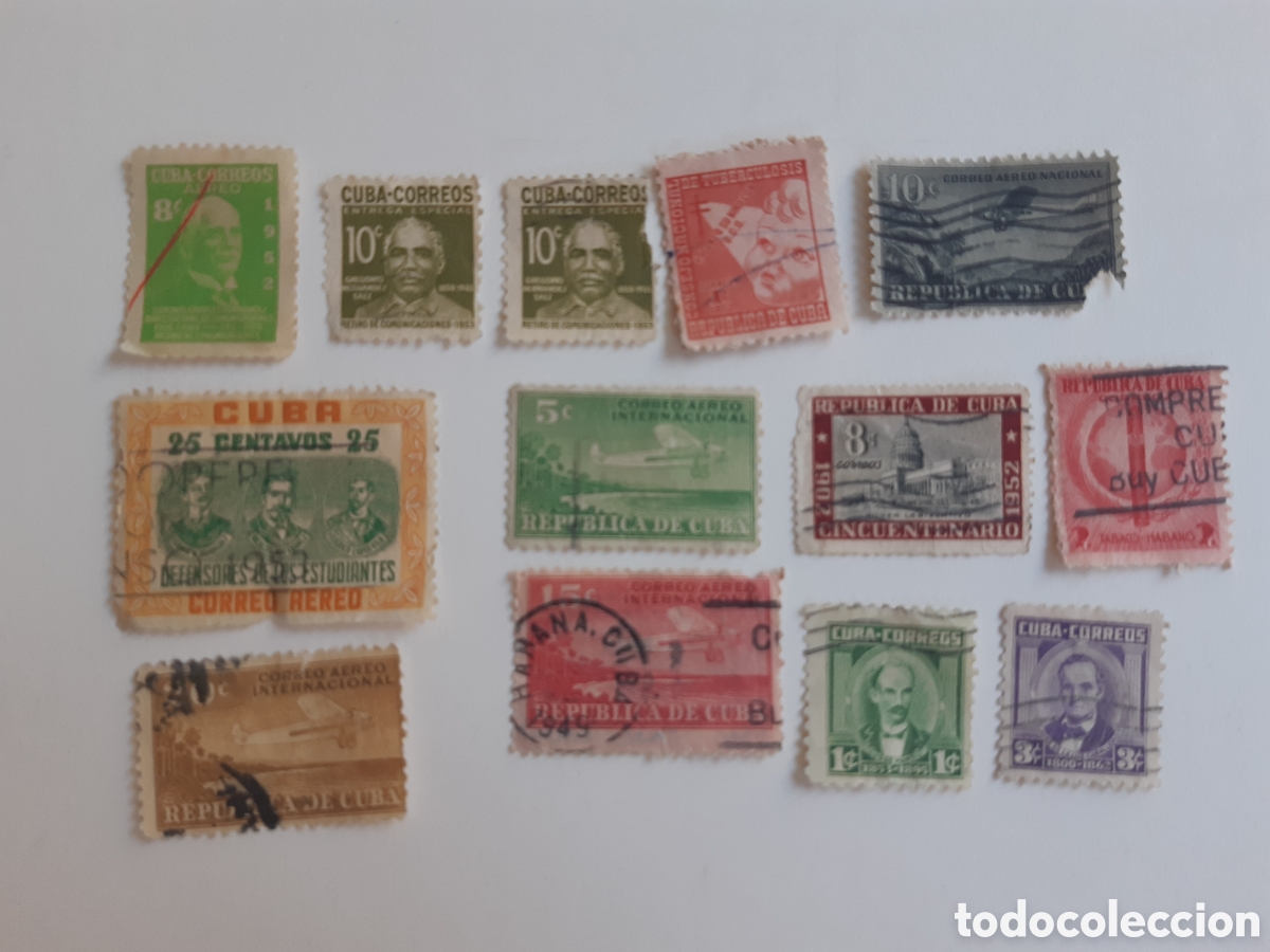 Sellos: Lote 34 sellos de Cuba - Foto 1