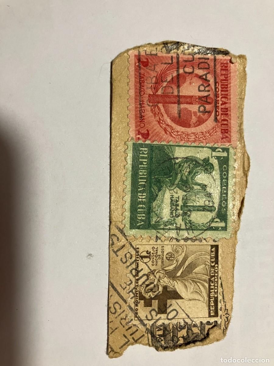 Sellos: 3 sellos de Cuba de 1942 - Foto 1