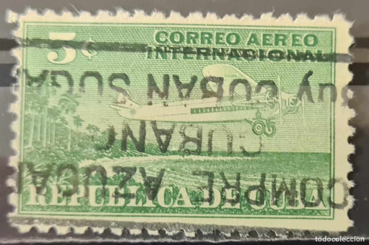 Sellos: Sello a&eacute;reo usado de Cuba 1931 - Foto 1