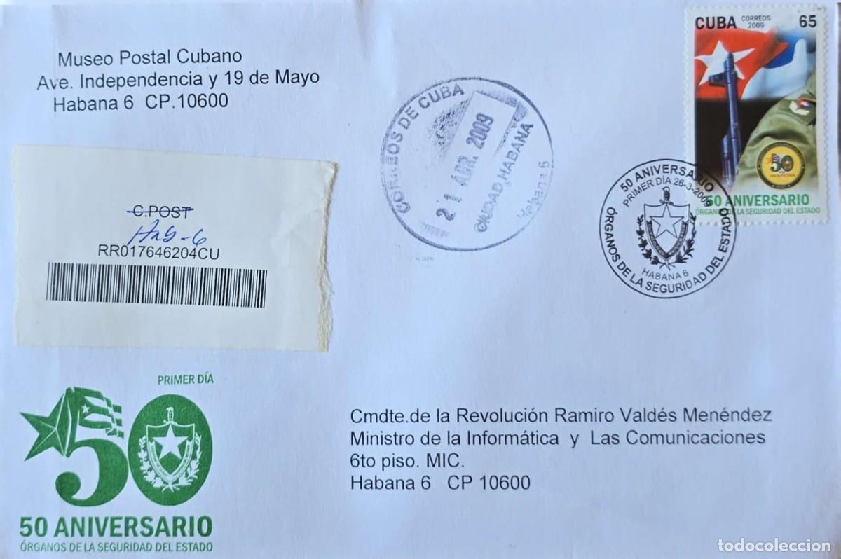 Sellos: O) 2009 CUBA, SECURITY ORGANIZATIONS, FDC USED - Foto 1