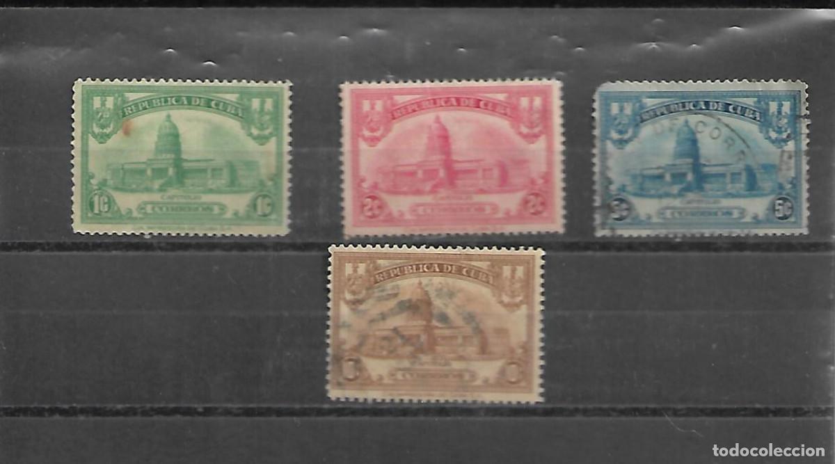 Sellos: CUBA SELLOS DE LA SERIE DE 1929 MATASELLADA