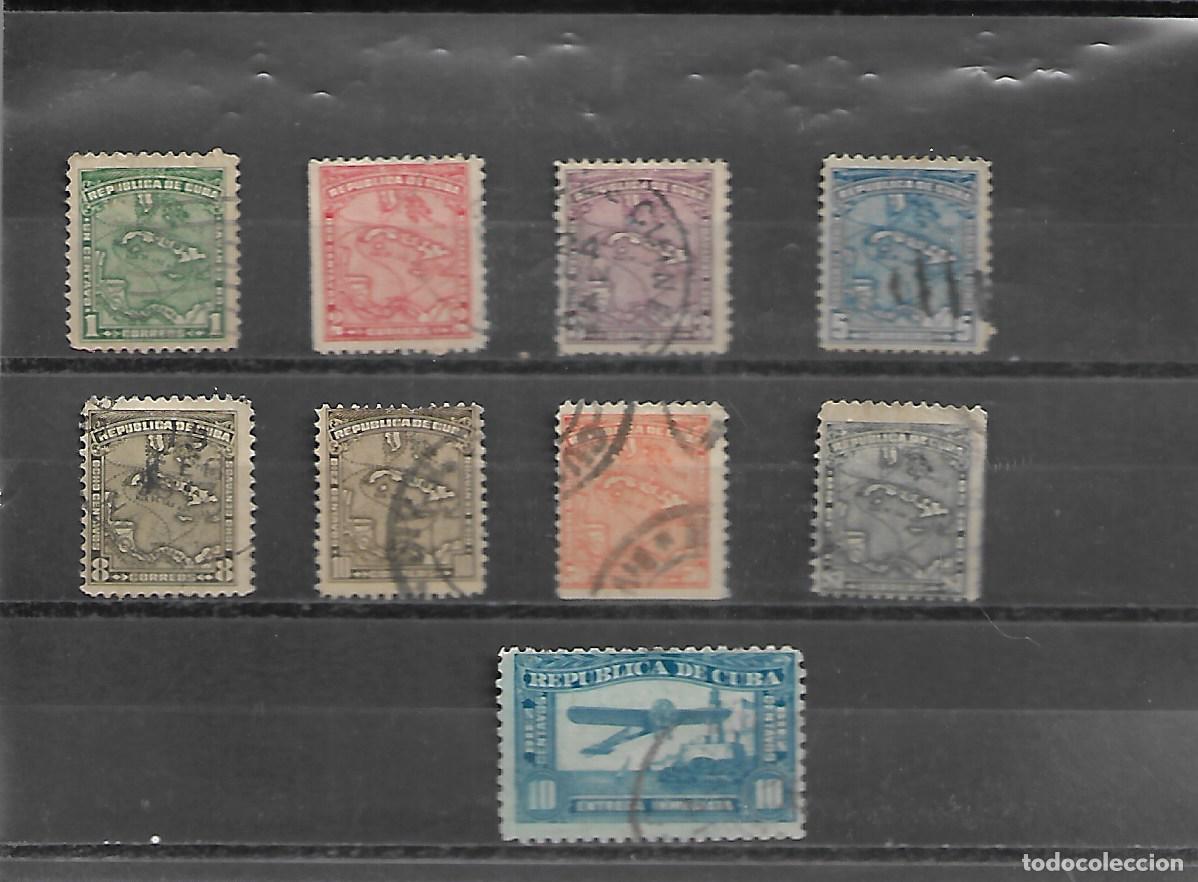 Sellos: CUBA SERIE COMPLETA DE 1914 MATASELLADA - Foto 1