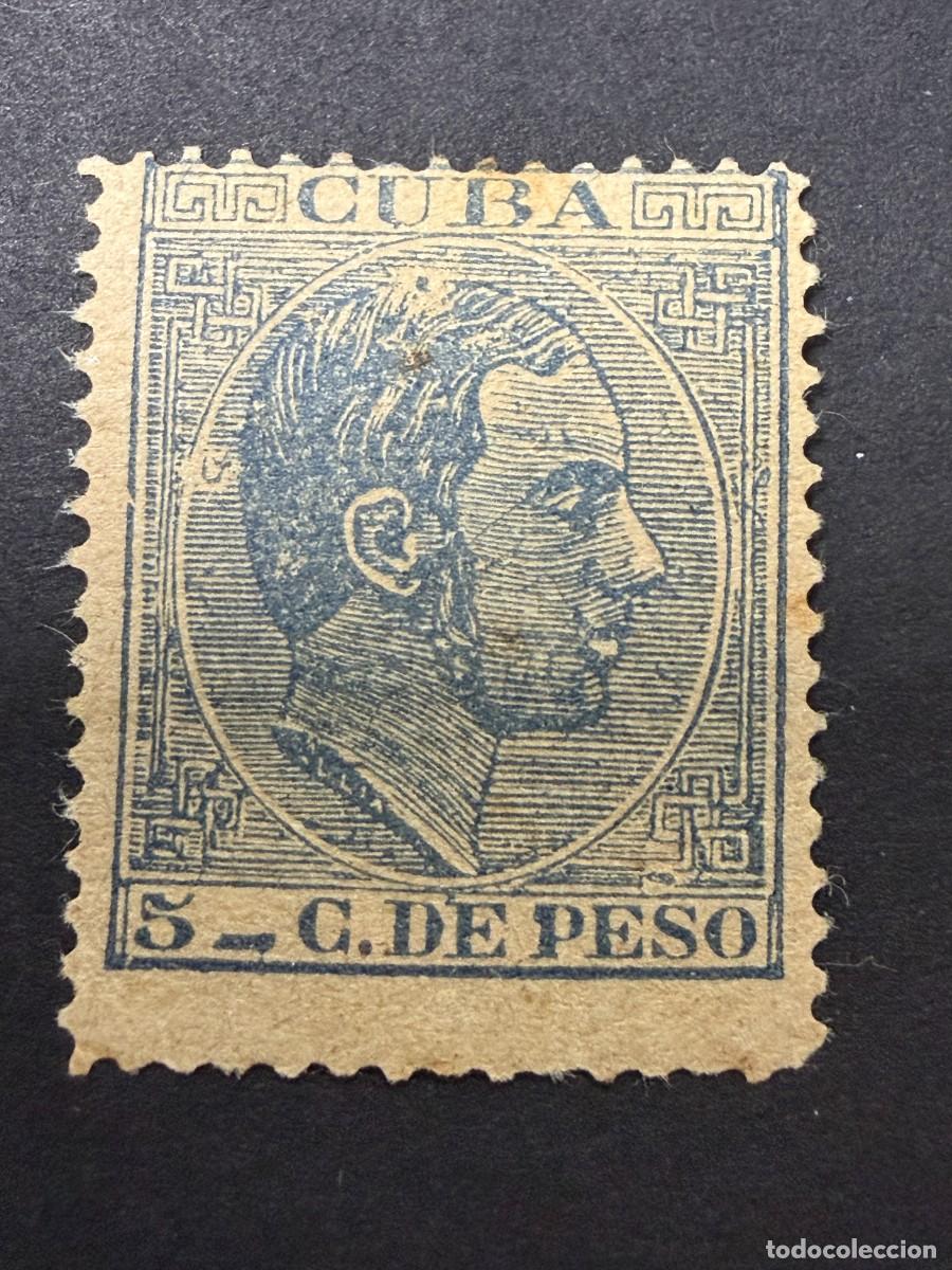 Sellos: CUBA, 1883. EDIFIL 100. REY ALFONSO XII. NUEVO. SIN FIJASELLOS. CON GOMA ORIGINAL