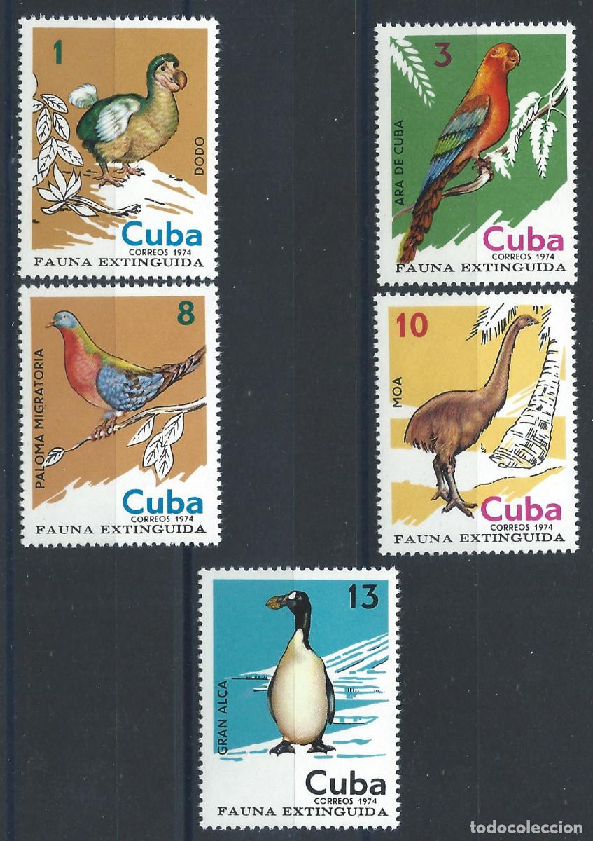 Sellos: Cuba N&deg;1788/92** (MNH) 1974 - Faune &rdquo;Oiseaux&rdquo;