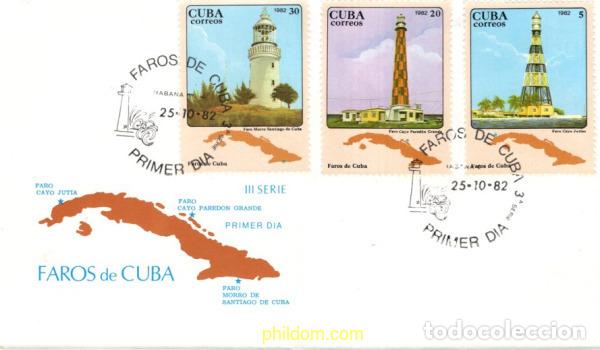 Sellos: 719001 MNH CUBA 1982 FAROS - Foto 1