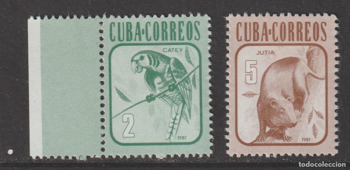 Sellos: Cuba 1981 - Yvert 2317/2318 nuevos sin goma