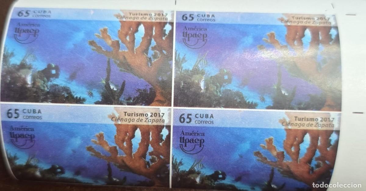 Sellos: O) 2017 CUBA, IMPERFORATED, AMERICA UPAEP, TOURIST DESTINATION - ZAPATA SWAMP - WETLANDS. ECOSYSTEM.