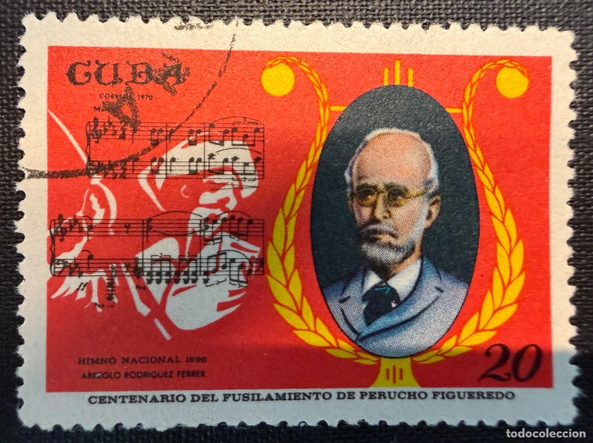 Sellos: Sello Cuba 1970. Death Centenary of Pedro Figueredo Yvert et Tellier 1443-1443