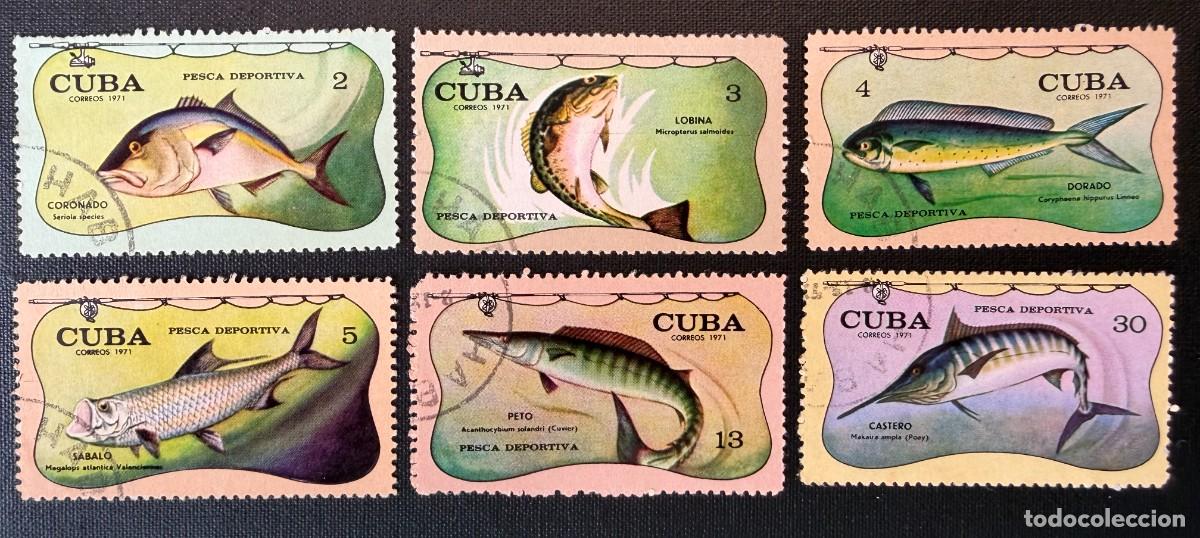 Sellos: Sellos Cuba 1971. Pesca Deportiva