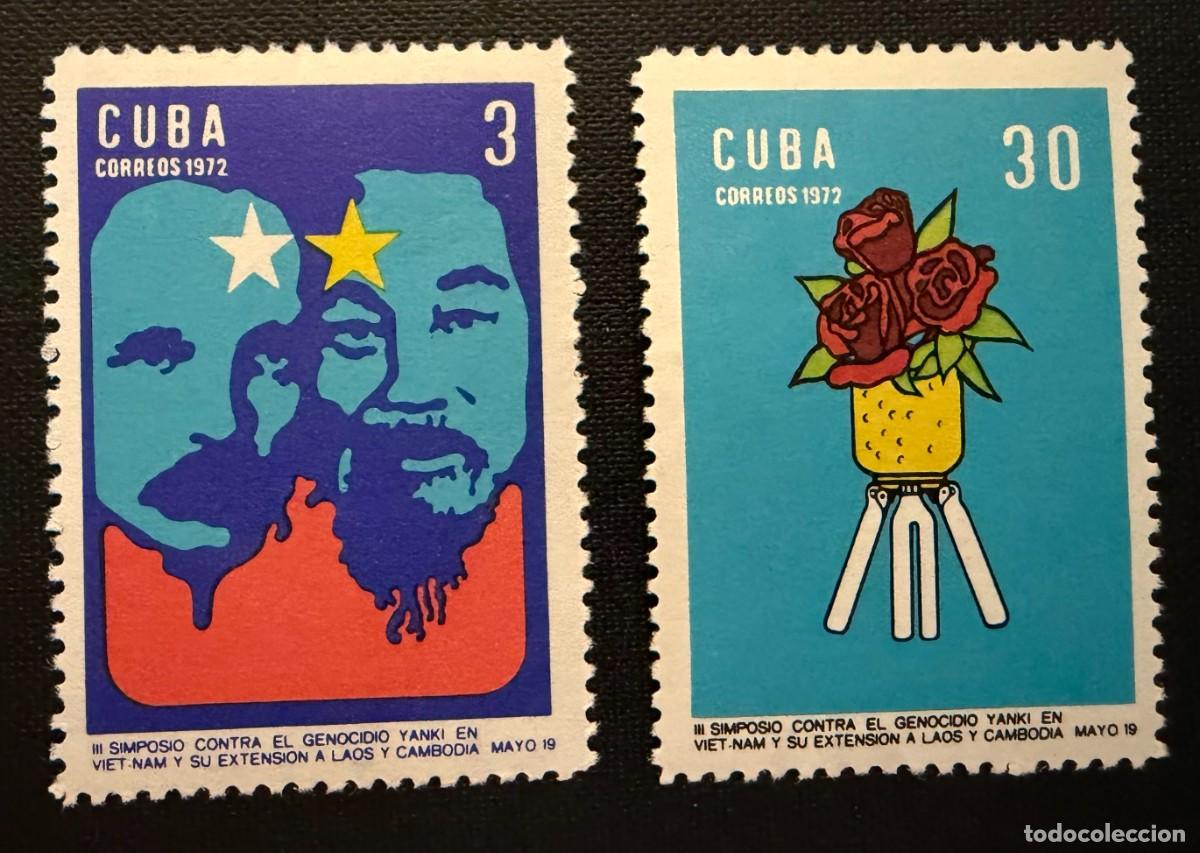 Sellos: Sellos Cuba 1972. III Simposio sobre la guerra de Indochina. 1972