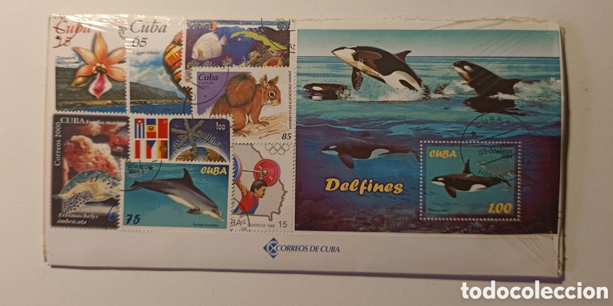 Sellos: CUBA SANTA LUCIA lote sellos