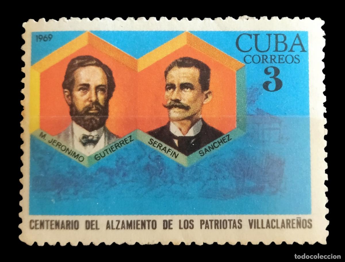 Sellos: CUBA 1969 Centenario de la rebeli&oacute;n de los patriotas villaclare&ntilde;os. NUEVO - MNH **
