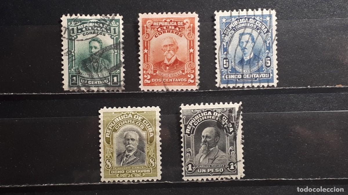 Sellos: CUBA. A&Ntilde;O 1911. &deg;. Yvert 161/5.