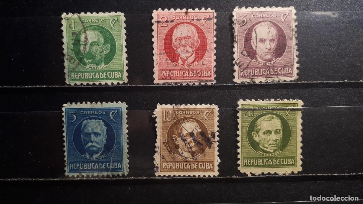 Sellos: CUBA. A&Ntilde;O 1925. &deg;. Yvert 184/9. Falta 188