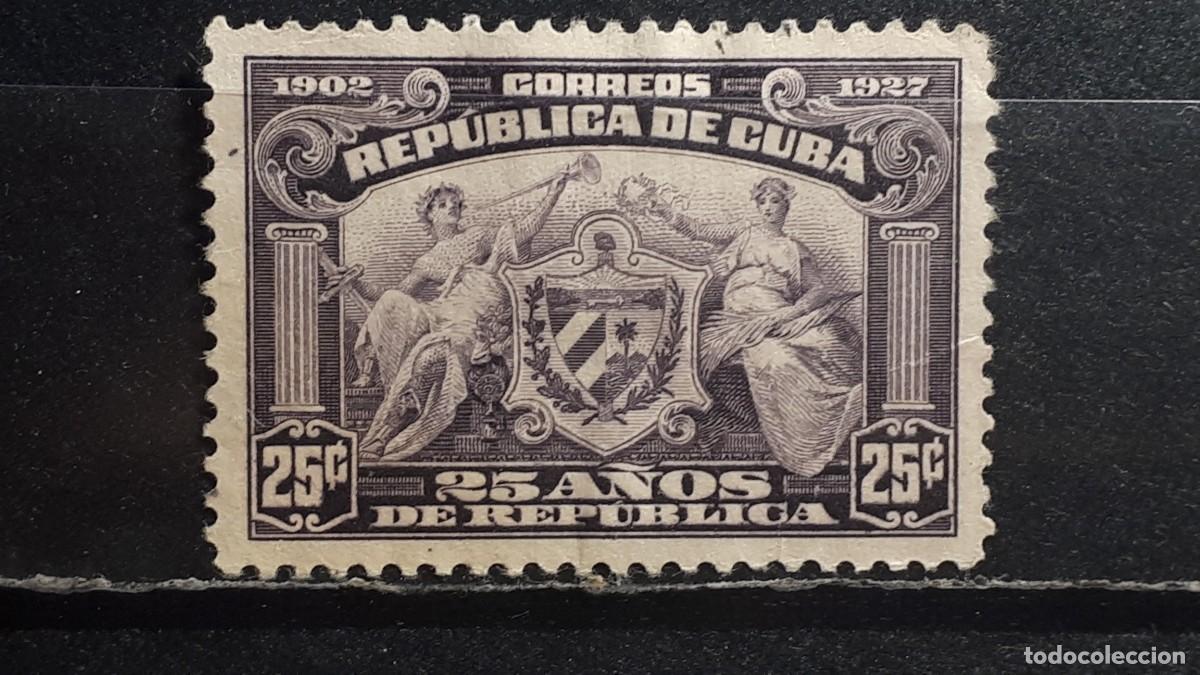 Sellos: CUBA. A&Ntilde;O 1927. &deg;. Yvert 190