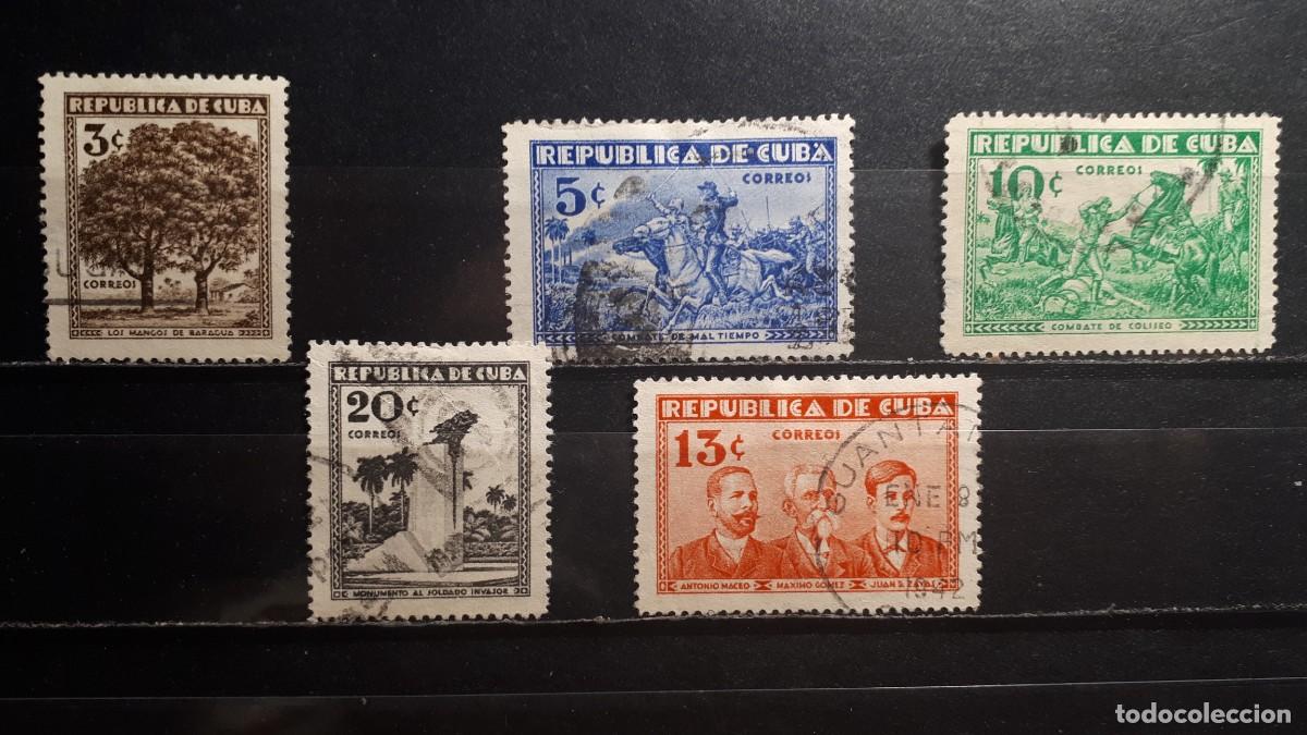 Sellos: CUBA. A&Ntilde;O 1933. &deg;. Yvert 212/6