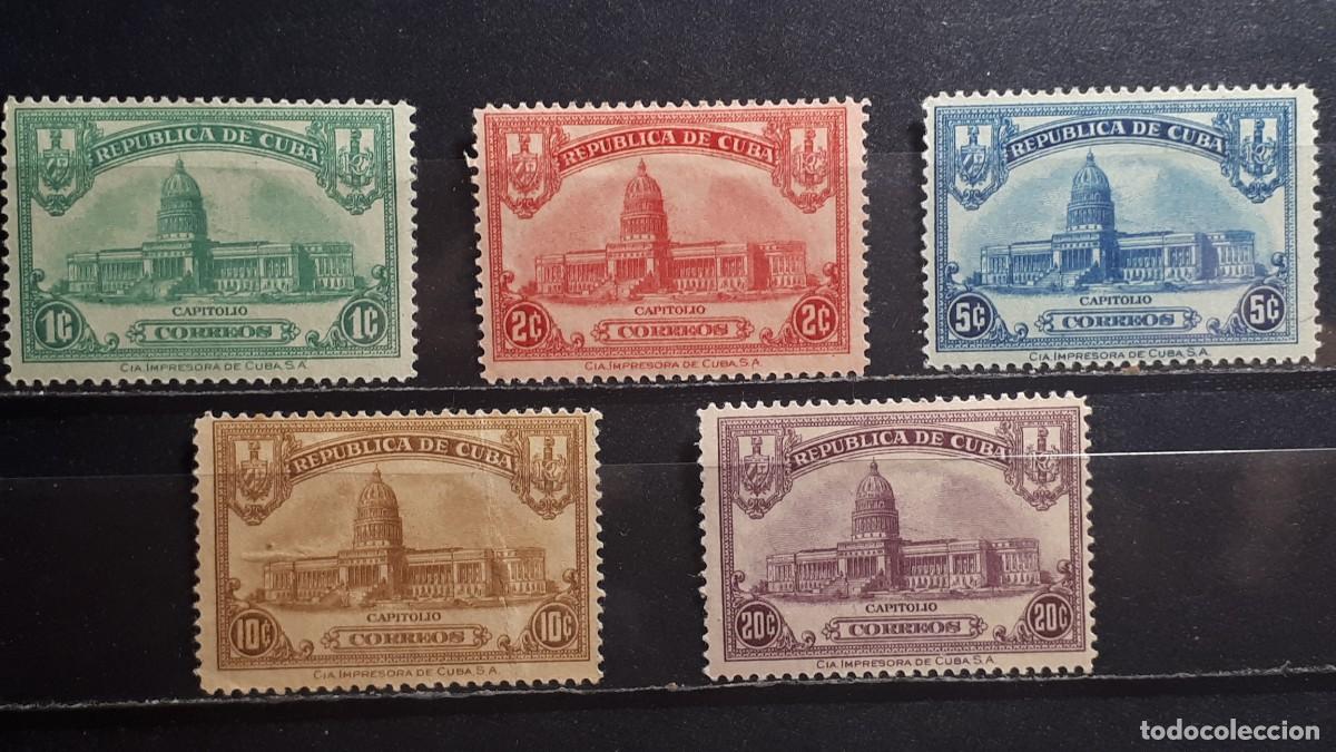 Sellos: CUBA. A&Ntilde;O 1933. *. Yvert 202/6