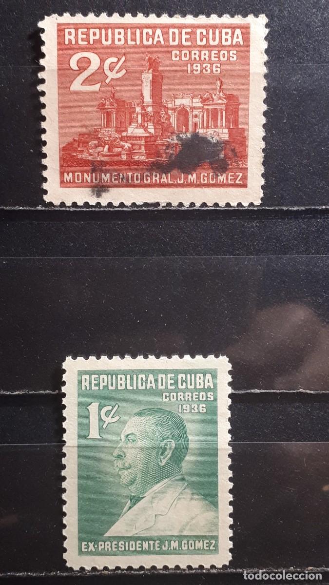Sellos: CUBA. A&Ntilde;O 1936. &deg;/*. Yvert 229/30