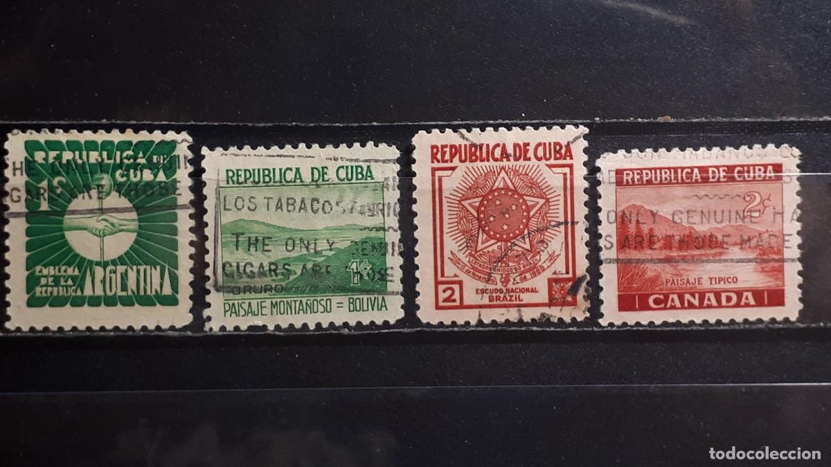 Sellos: CUBA. A&Ntilde;O 1937. &deg;. Yvert 239/42
