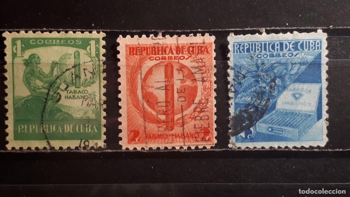 Sellos: CUBA. A&Ntilde;O 1939. &deg;. Yvert 257/9